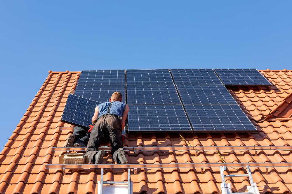 pose de panneau solaire