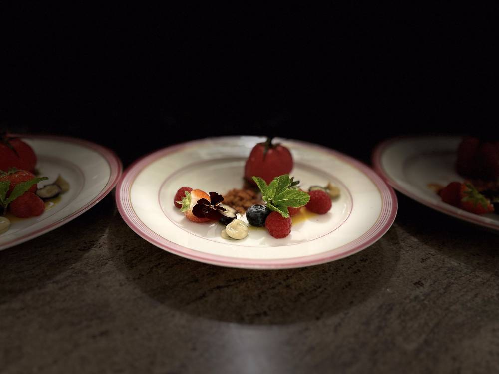 dessert fruité
