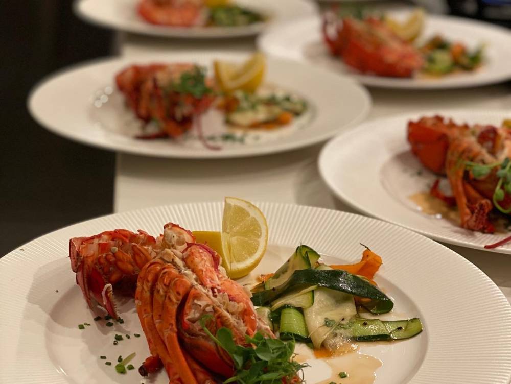 crabe et légumes